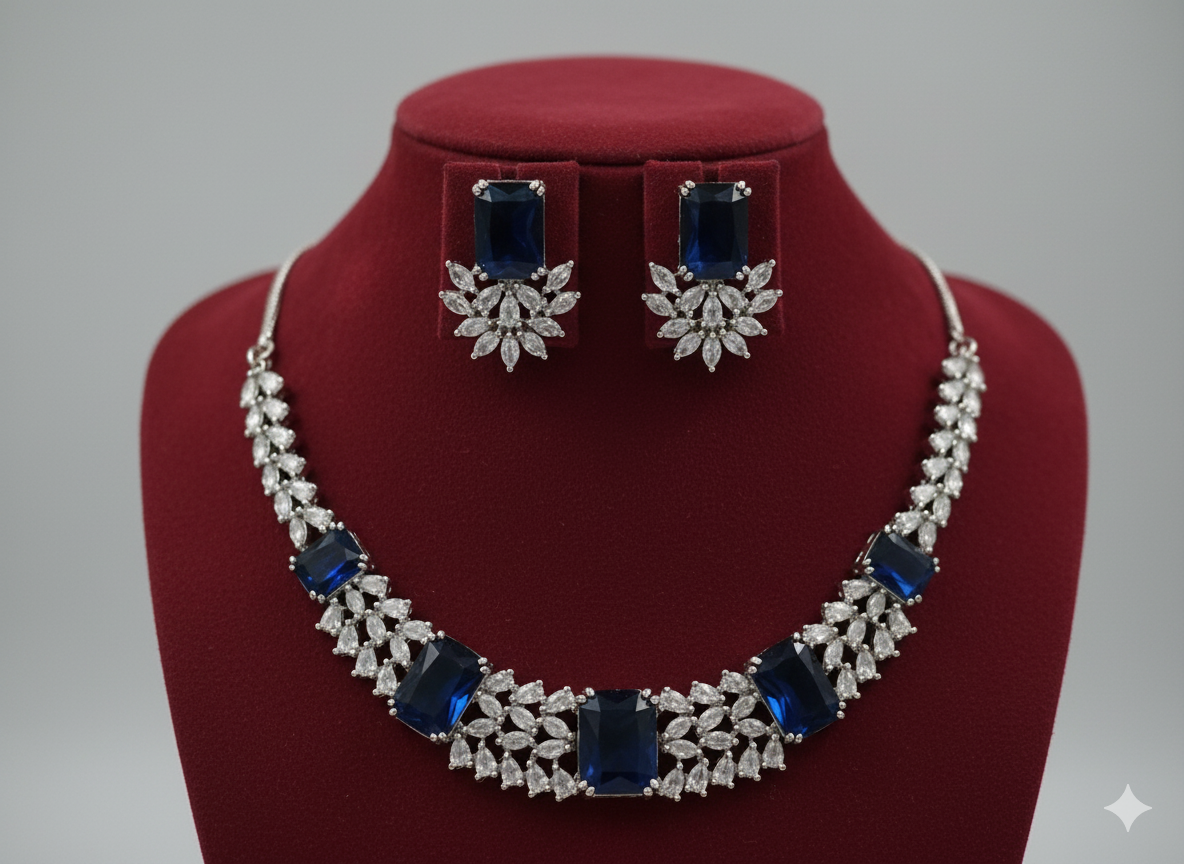 Sophie Blue AD Necklace