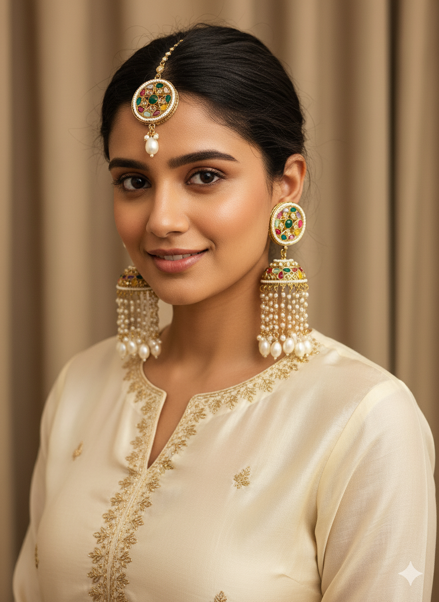 Mastani Jhumke And Tika