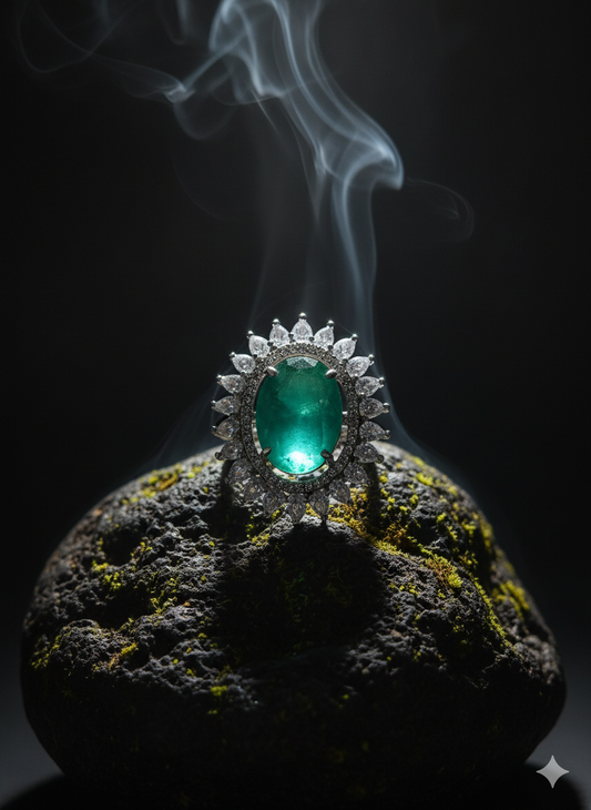 Oval Mint Ring