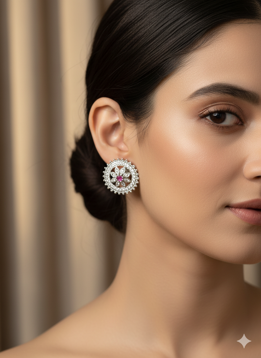 Aisha American Diamond Studs