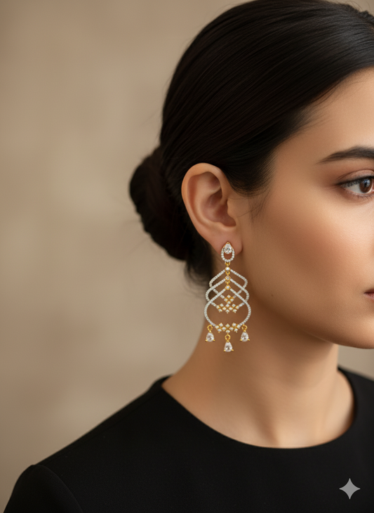 Two-tone Danglers