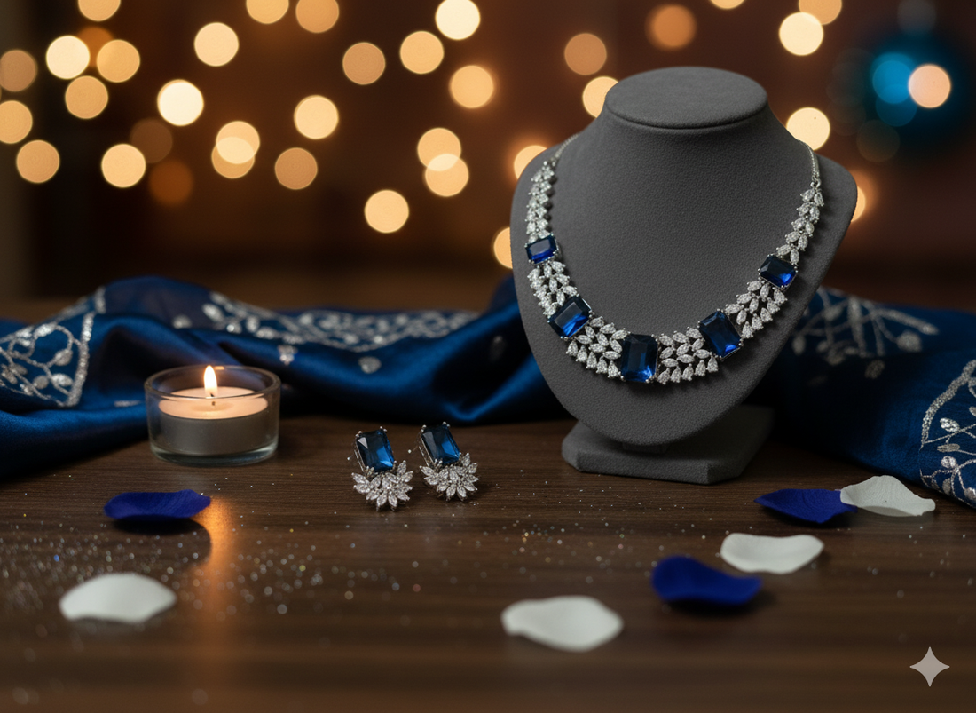 Sophie Blue AD Necklace