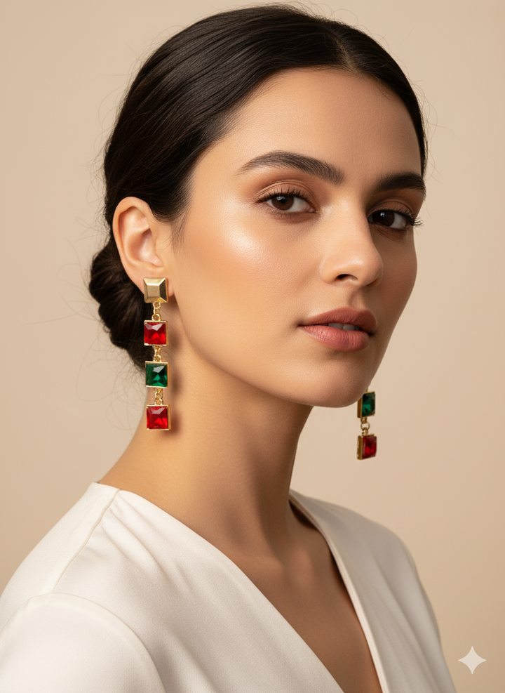Kiko Multicolor Long Earrings