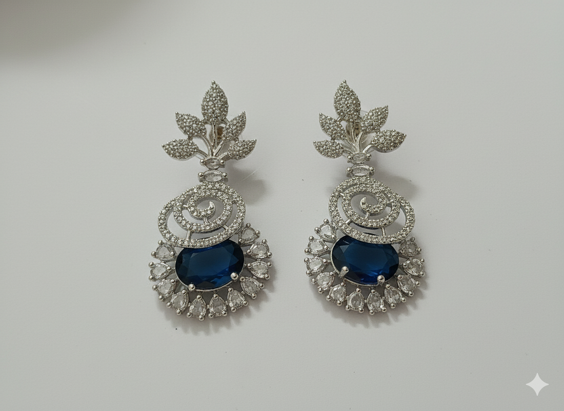 Sapphire AD Cocktail Earrings