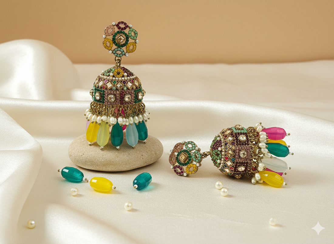 Byzantine Bloom earrings