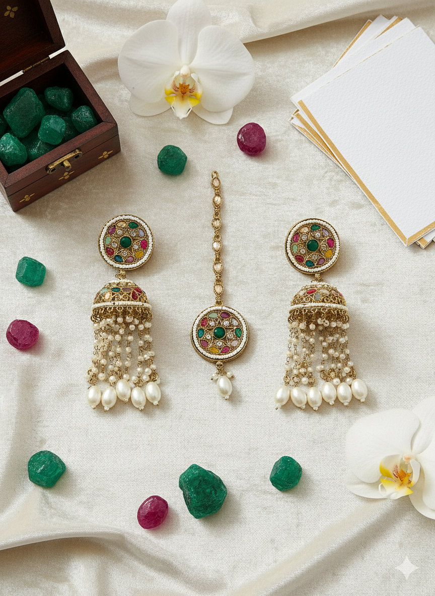 Mastani Jhumke And Tika