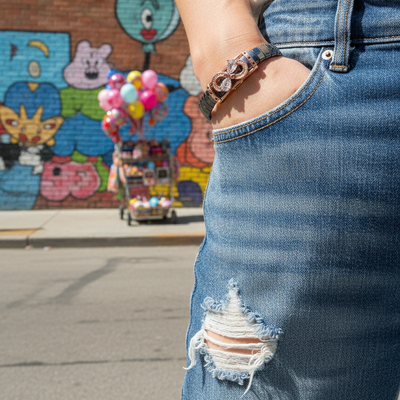 Kesha Black Magnetic Bracelet