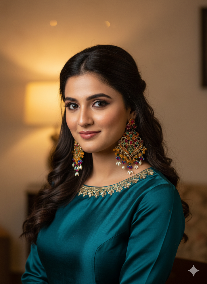 Maham multicolored jhaale