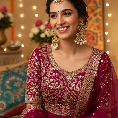 Menka Kundan Chandbali