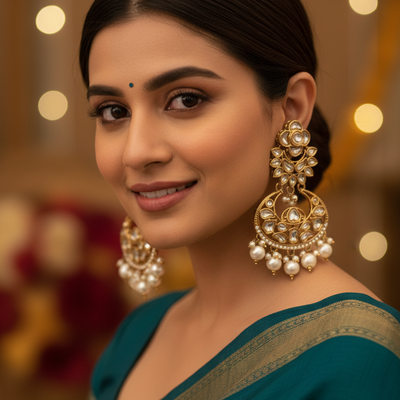 Menka Kundan Chandbali
