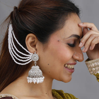 Hera Pearl Earring With Sahare
