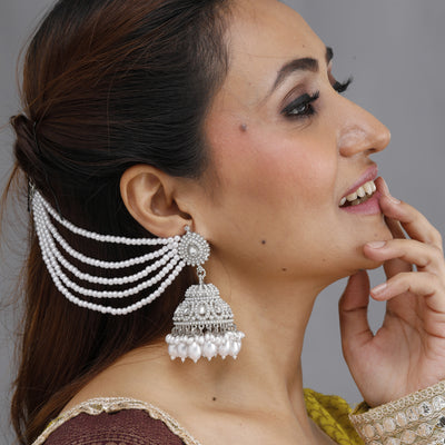Hera Pearl Earring With Sahare