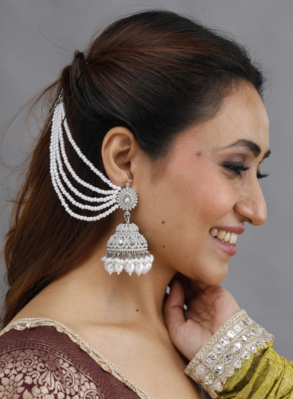Hera Pearl Earring With Sahare