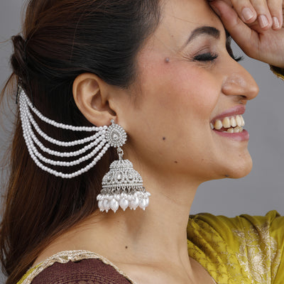 Hera Pearl Earring With Sahare