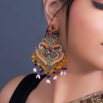 Maham multicolored jhaale