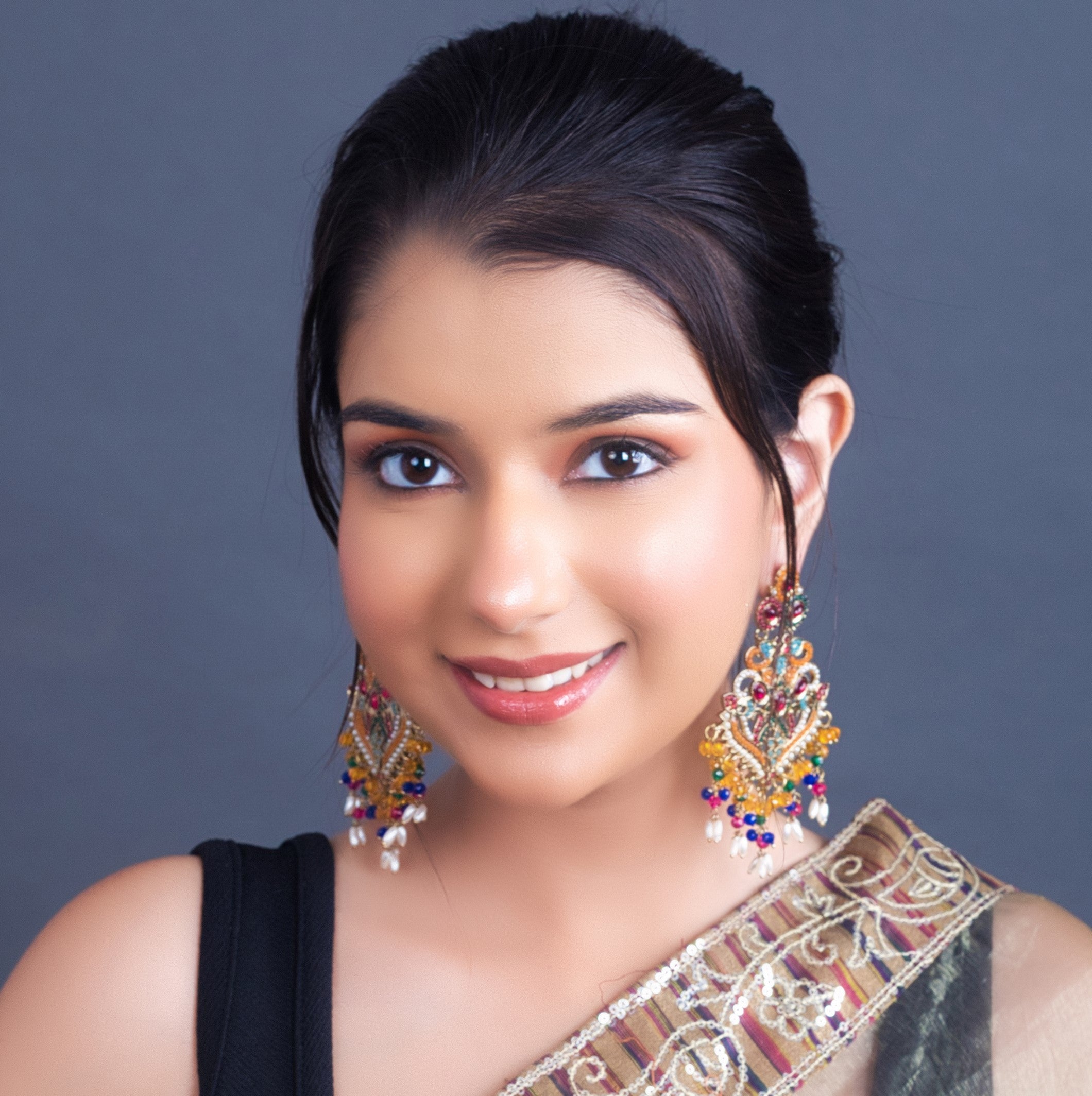 Maham multicolored jhaale