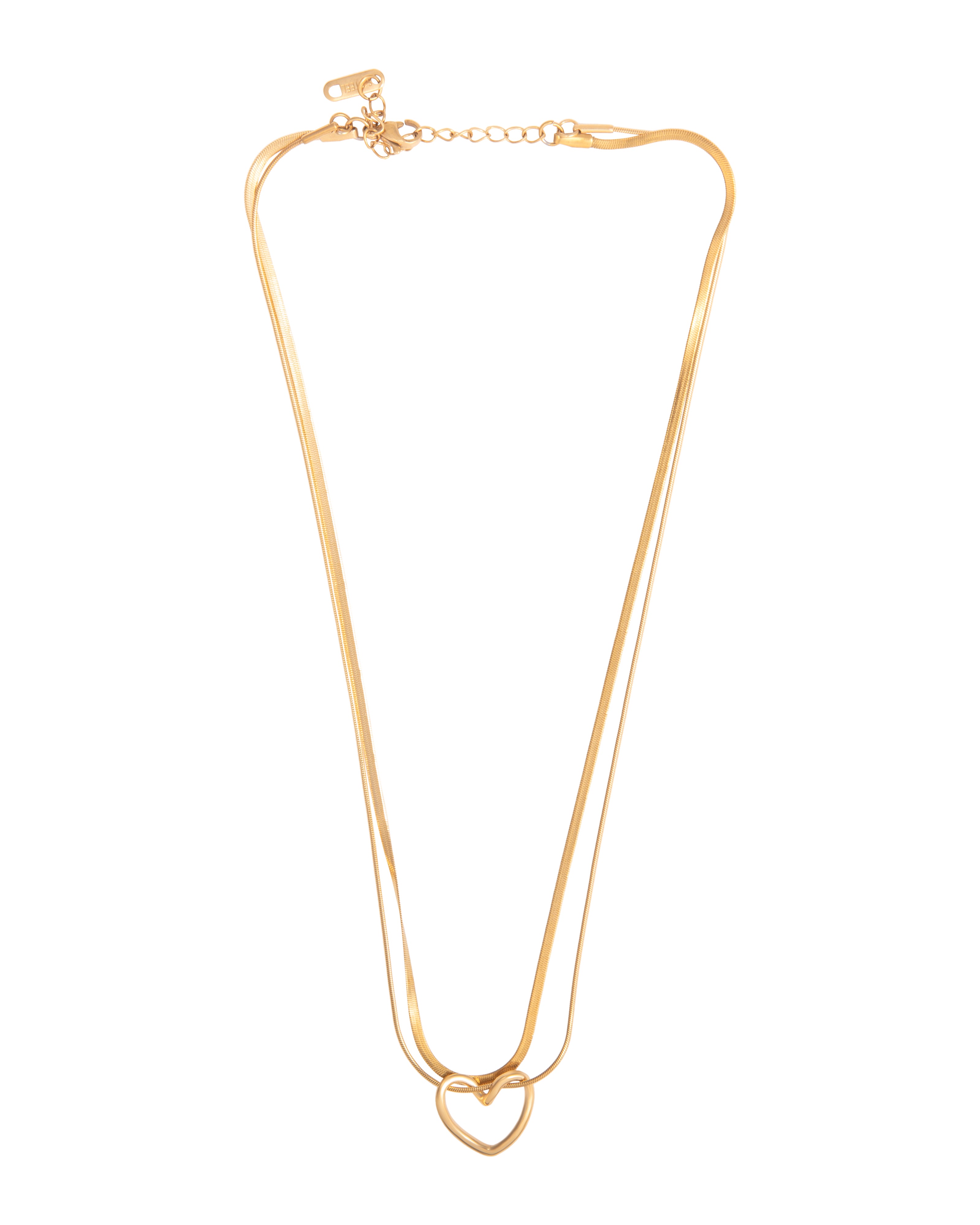 Noah Flat Heart Anti-tarnish Chain