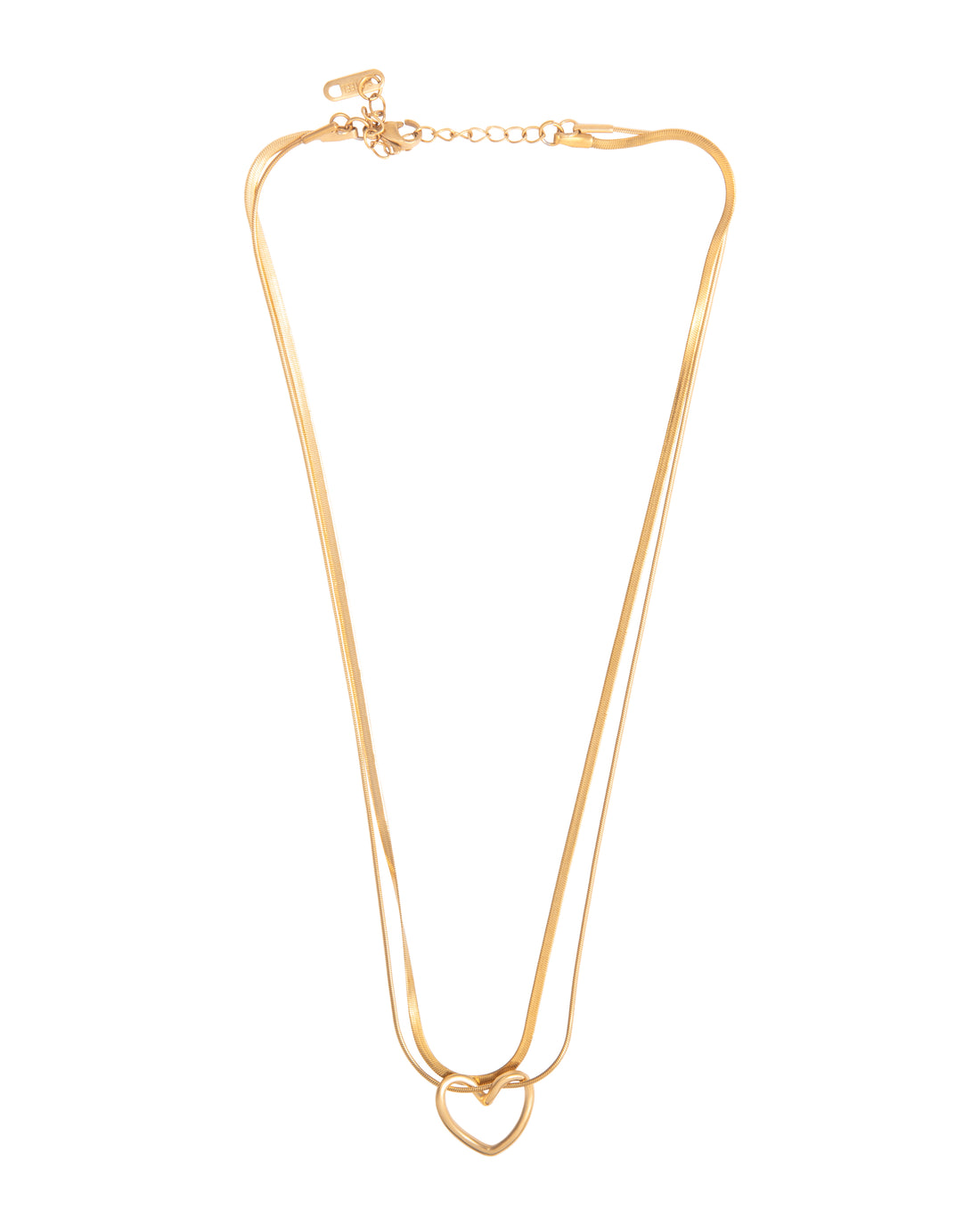 Noah Flat Heart Anti-tarnish Chain