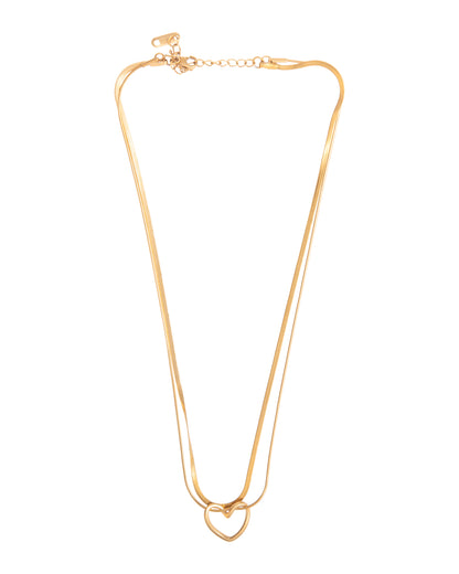 Noah Flat Heart Anti-tarnish Chain