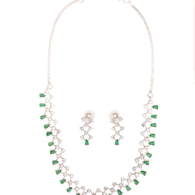 Naira Emerald Cubic Zirconia Set