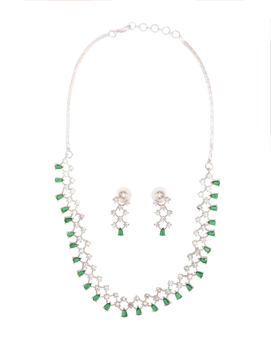 Naira Emerald Cubic Zirconia Set