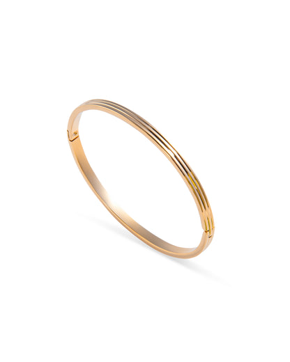 Striped Stackable Bangle Bracelet