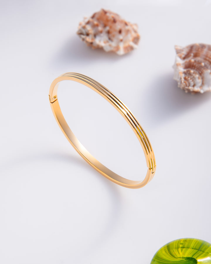 Striped Stackable Bangle Bracelet