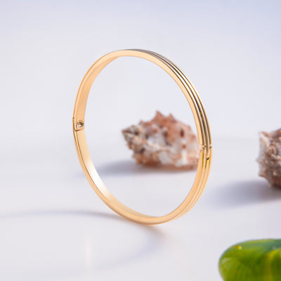 Striped Stackable Bangle Bracelet