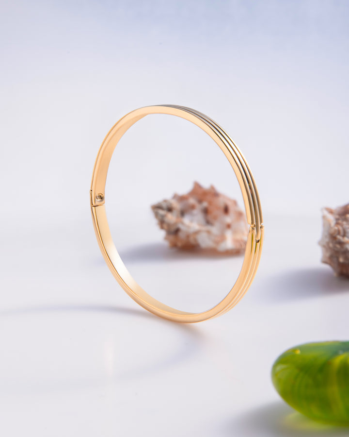 Striped Stackable Bangle Bracelet