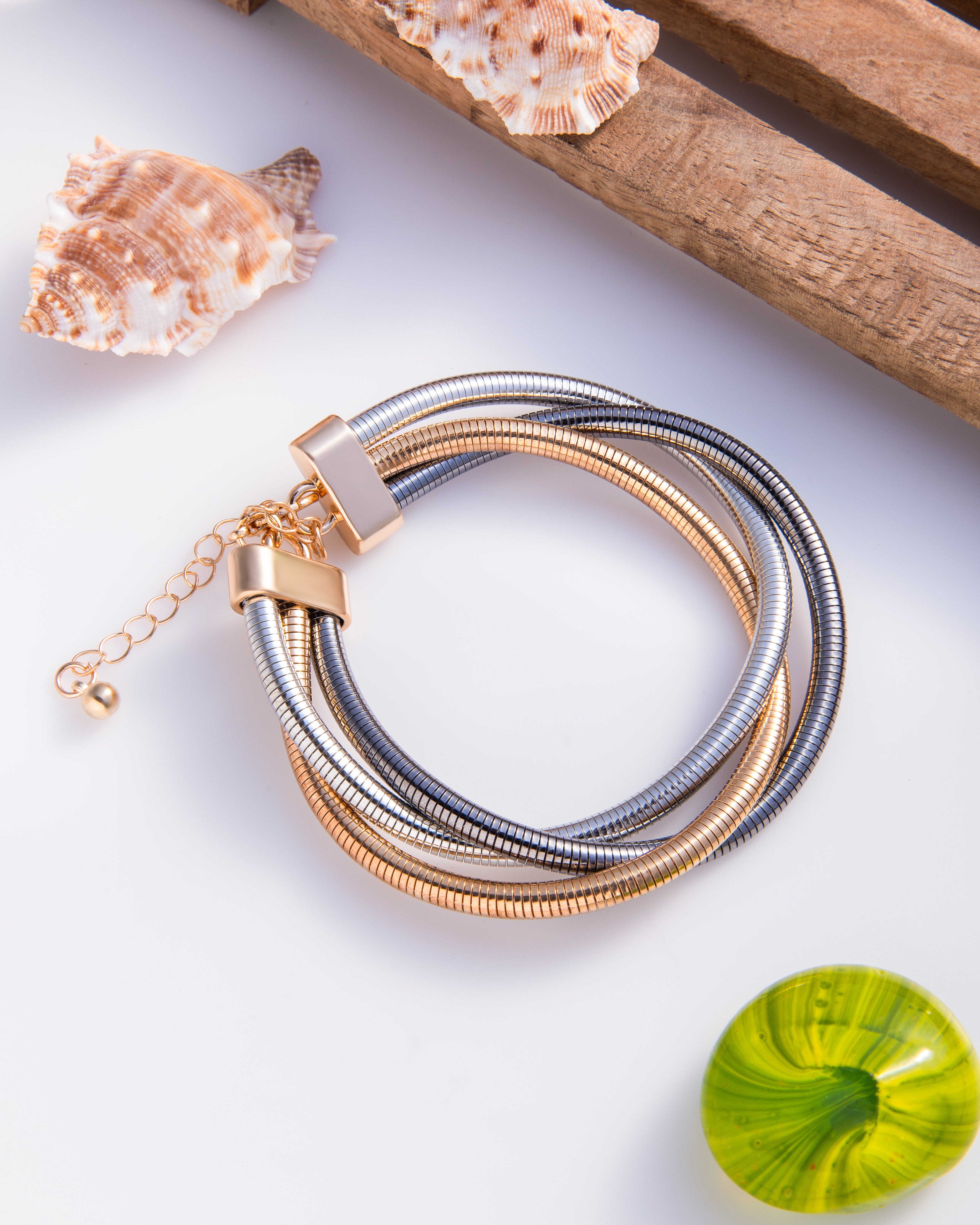 Tia Stretchable Stackable Bracelets