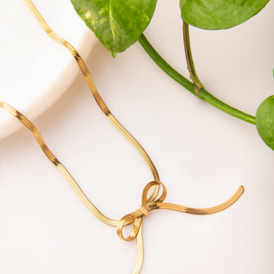 Rachel Anti-tarnish Bow Chain