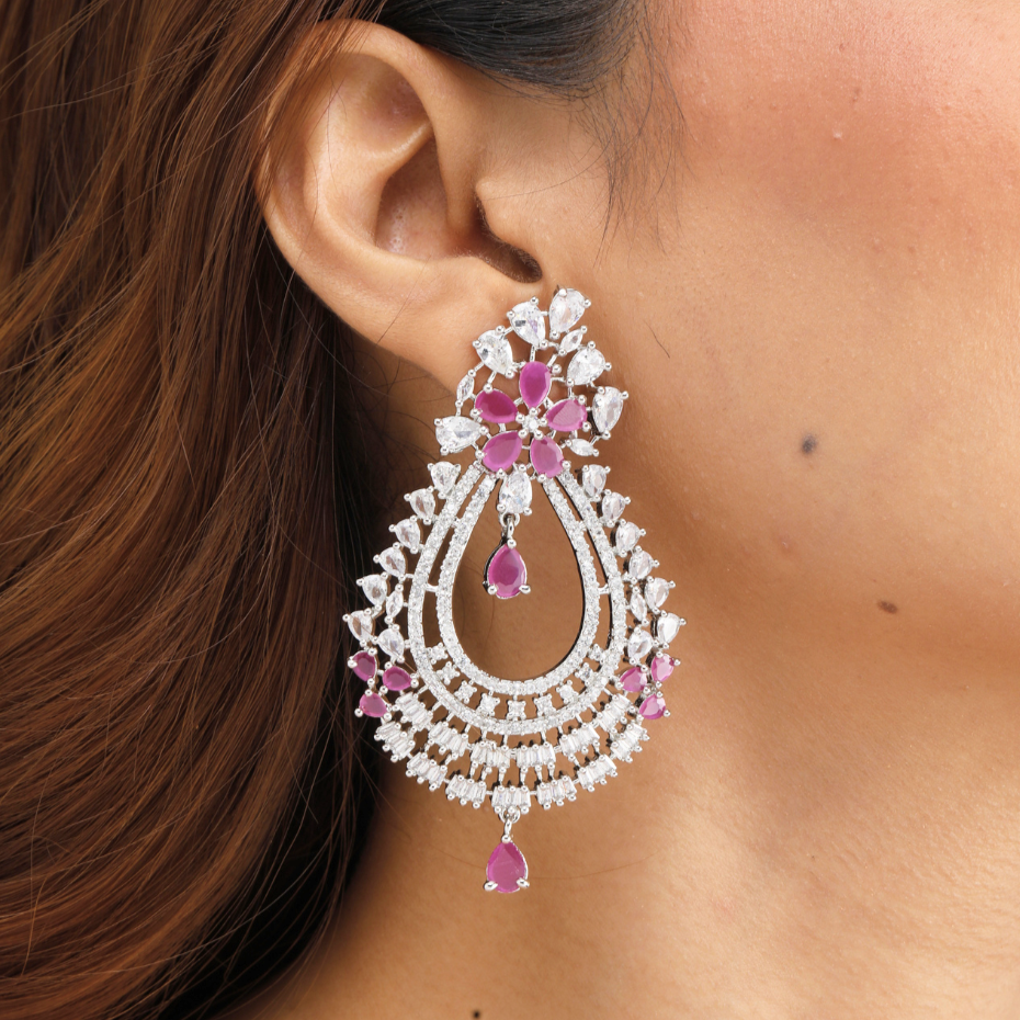 Regal Allure Statement Earrings