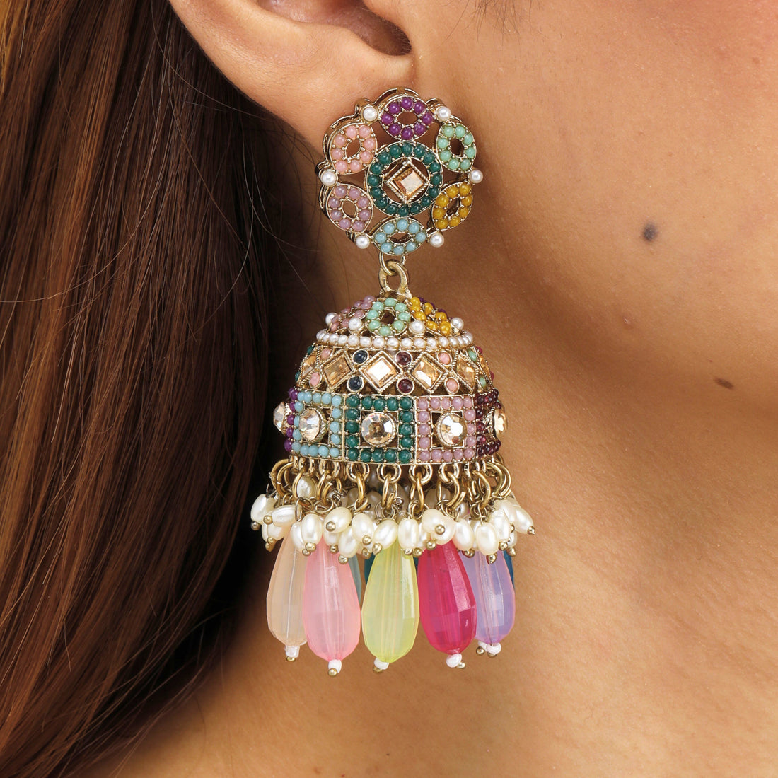 Byzantine Bloom earrings