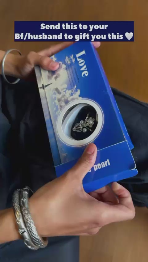 Pearl Pendant Necklace Gift Set with Oyster Shell